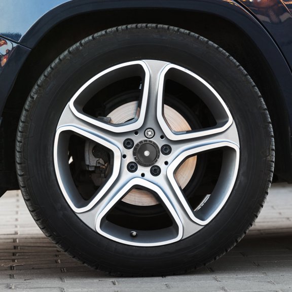 Milisten 4Pcs Wheel Caps Center Plastic Black For Car Enthusiasts Everyday Use