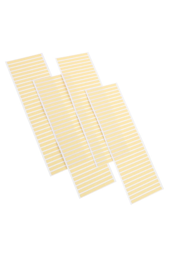 4 Sheets Self-Adhesive Watch Dial Sticker Tape for Watch Repair Tools with Yellow Pads