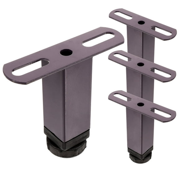 Milisten Adjustable Support Leg Bed Support Frame Purple 4Pcs