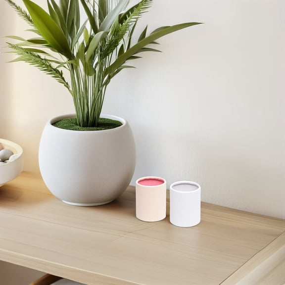 Milisten 4-Pack Round Bouquet Paper Boxes, Small Cardboard Cylinder Storage Containers in Assorted Colors for Packaging