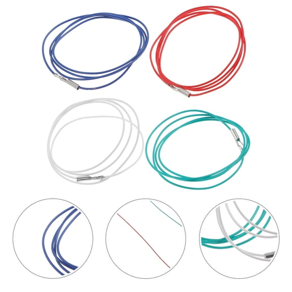 Milisten 4pcs Phonograph Lead Wires Stable Stereo Leading Wires Phono Lead Wires Phono Cable Leads