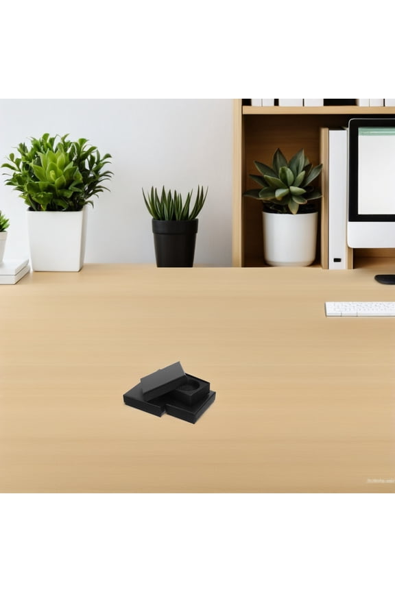 4Pcs Taschenuhrenbox Watch Storage Case Black Paperboard for Personal Users