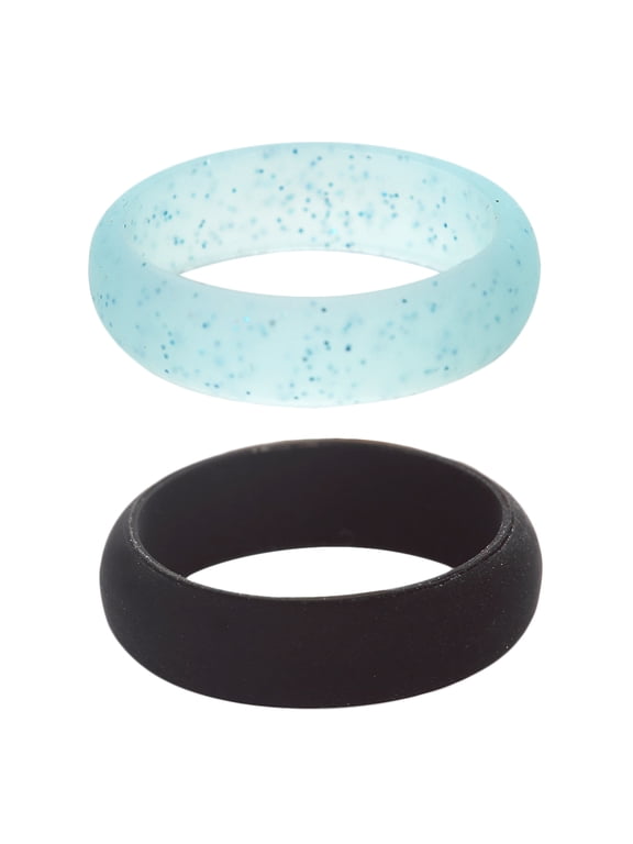Silicone Rings Women Ring Assorted Color 5Pcs