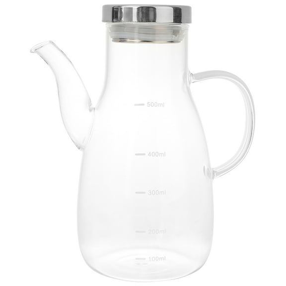 Milisten Oil Jug Measuring Container High Borosilicate Glass Pot 1Pack