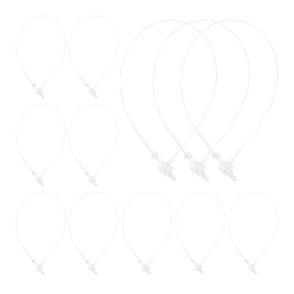 Milisten 5000Pcs Clear Plastic Fastener Hooks for Clothing Tags with Detachable Lock Design