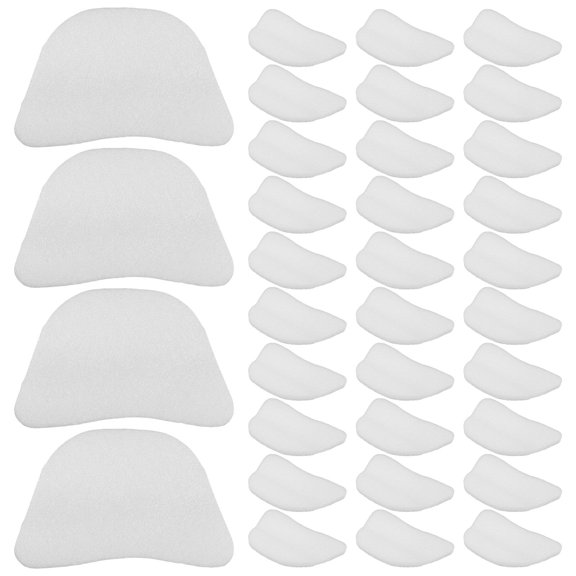 Milisten 50 Pairs White Shoe Shaper Inserts, Anti-Crease Sneaker Toe Box Guards for Home Storage, Shoe Form Support, Universal Fit