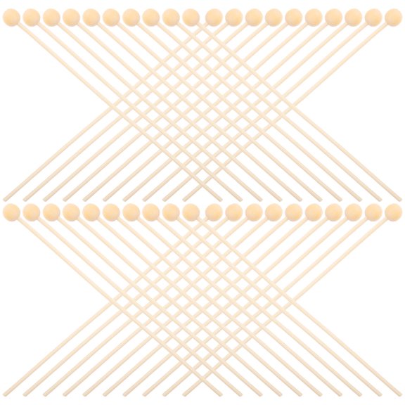 Milisten 50Pcs Diffuser Replacement Parts Wood for Vehicle Use Essential Oil