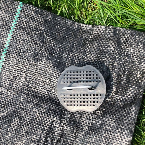 Milisten 50Pcs U-Shaped Ground Stakes for Tent and Swing Outdoor Activities