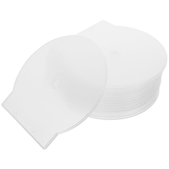 Milisten 50pcs CD Boxes CD Holder Portable Disc Storage Organizer DVD Box Disc Storage Case