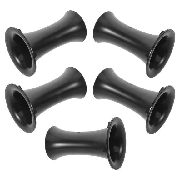 Milisten 5pcs Speaker Port Tube for Subwoofer and Speakers, Black Plastic