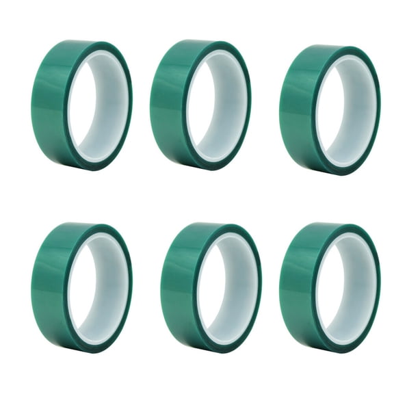 Milisten Car Green Tape Heat Resistant Adhesive for Pcb Shielding 5Pcs