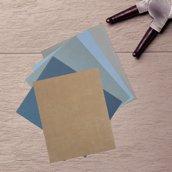Milisten 5Pcs Durable Silicon Carbide Sandpaper Sheets for Precise Grinding on Wood Metal Plastic