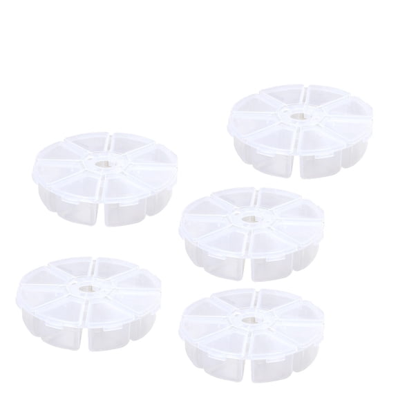 Milisten 5Pcs Simple and Practical Compartment Storage for Women General Users to Store Small Drugs
