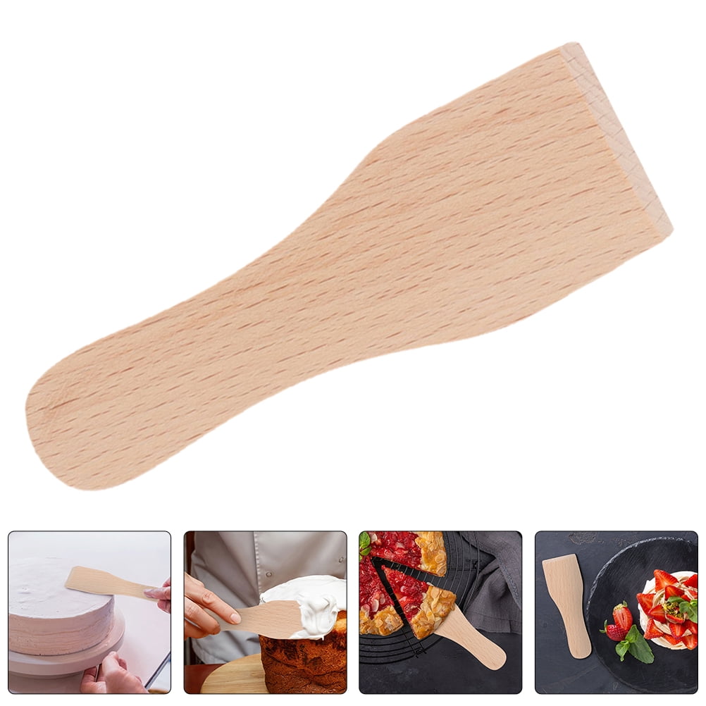 Milisten 5Pcs Wood Butter Spatula BBQ Shovel Kitchen Butter Scraper ...