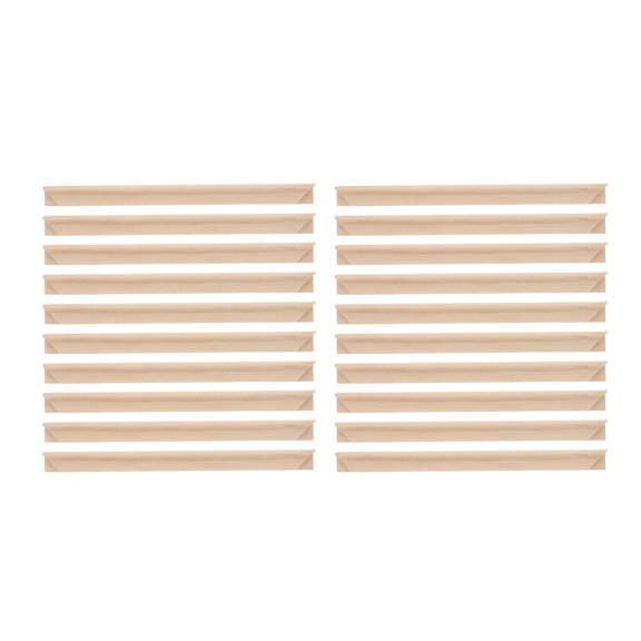 Milisten 6 Pcs Beige Wood Canvas Frame Kit for , Oil Painting Bars, Art Display for Home Decor