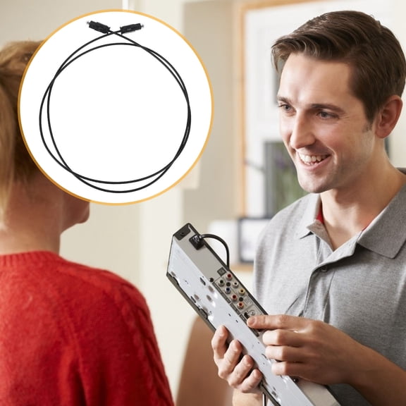 Milisten 6- Optical Audio Cables with Copper Connectors for Home Theater and Surround Sound Systems