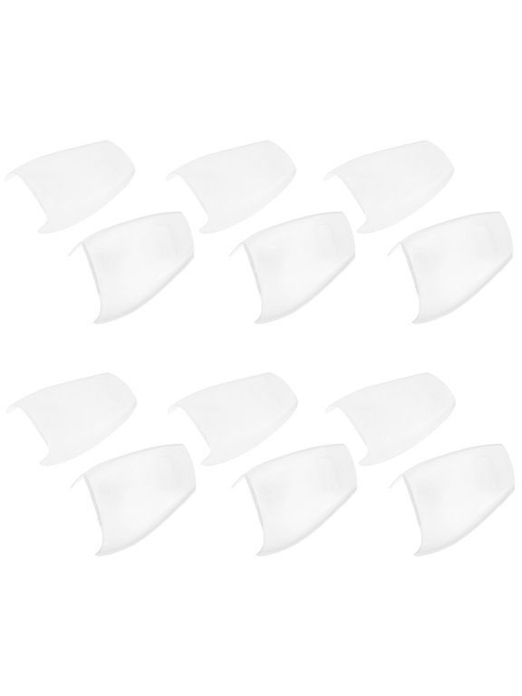 Unisex Shoe Shaper Inserts Clear Plastic Crease Guard for Sneakers and Boots 6Pairs