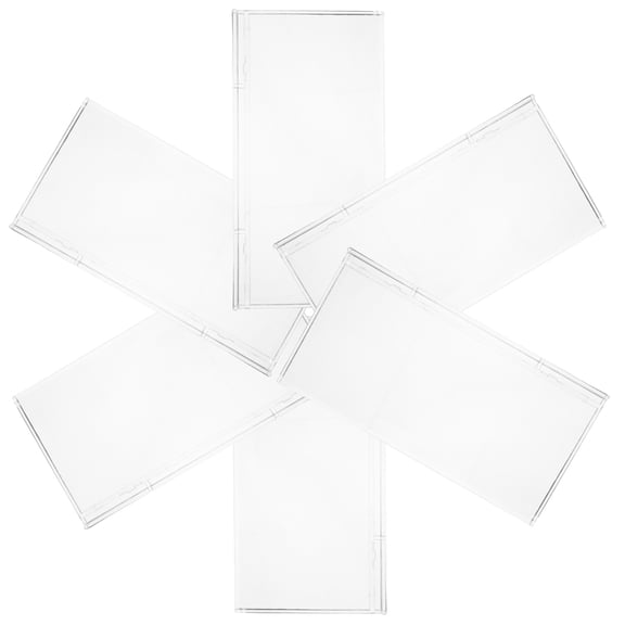 Milisten 6Pcs Clear Acrylic Shoe Risers for Store Display Enhancing Product Presentation