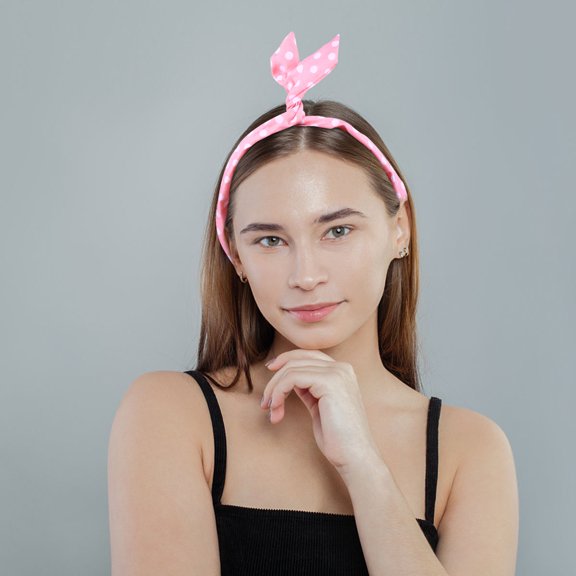 Milisten 6Pcs Assorted Color Wire Bow Design Hair Wrap Headbands