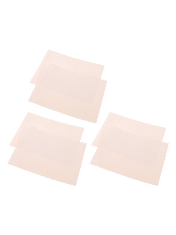 6-Pack Beige Non- Suede Sole Stick- Shoe Protectors Self-Adhesive for Dance and Dress Shoes