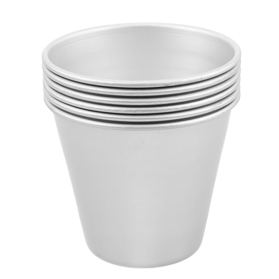 Milisten 6Pcs Metal Popover Baking Pans with Tall Design Nonstick Muffin Cups