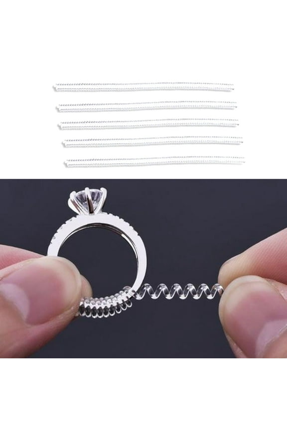 6Pcs Size Reducer Easy to Apply Invisible Ring Sizer Comfortable on Finger