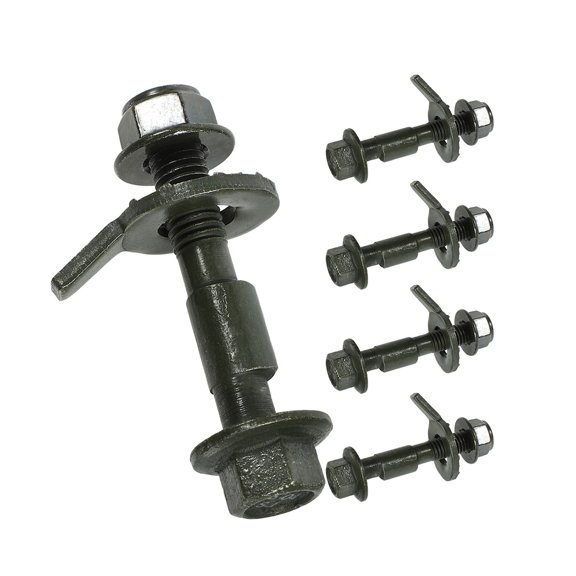 Milisten 6pcs Camber Cam Bolt Kit High Strength Steel for Vehicle Installation