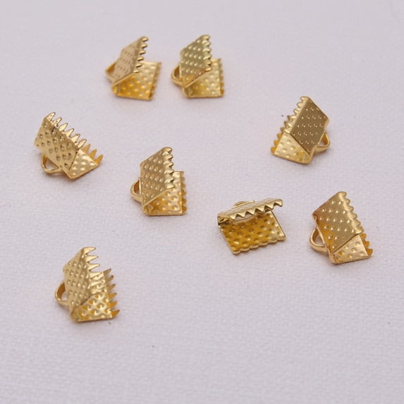 Milisten 750Set Textured Metal Buckles for Jewelry Making Supplies and Crafts