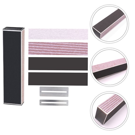 Milisten 7Set Guitar Trim Levelling File for Fret Sanding and Polishing Kit Assorted Color