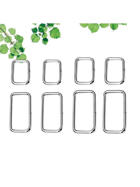 Zinc Alloy Bag Buckles, Sturdy Lightweight Replacement Hardware for Handbags, Craft Projects, 80 Pcs