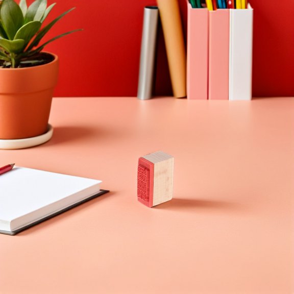 Milisten 8Pcs Handmade Vintage Wooden Seal Stamps with Traditional Chinese Design for Scrapbook and Diary