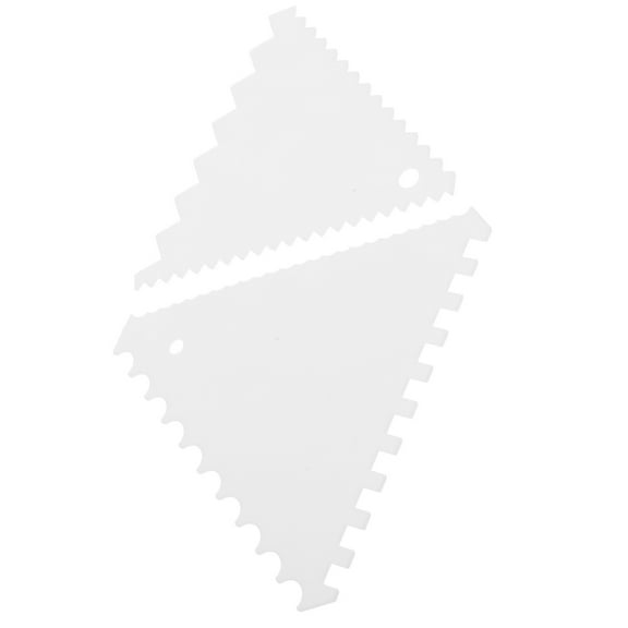 Milisten baking tool Triangle Spatula Plastic Cream Scraping Kitchen Tool Kitchen Use 8pcs