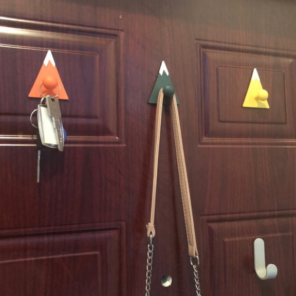 Milisten Abstract Fuji Wall Hooks, ABS Plastic, Home Organization and Storage Solution