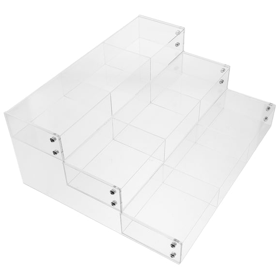 Milisten Acrylic File Organizer Clear Storage Box for Office Brochures and Sheets