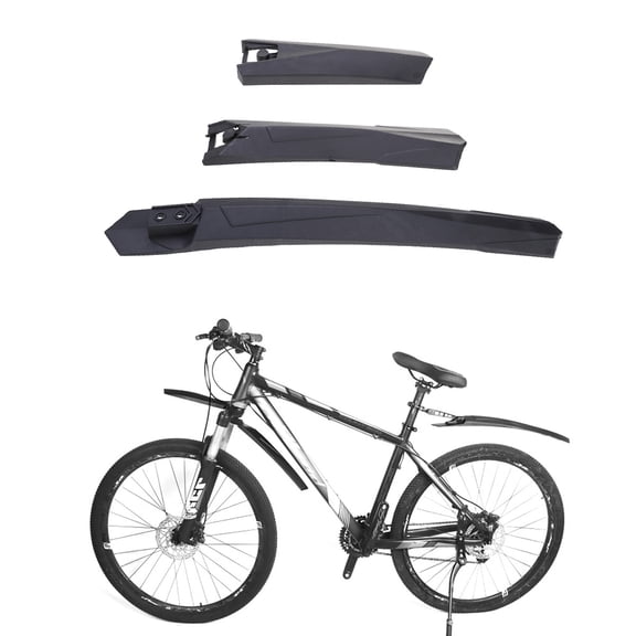 Milisten Quality Rain Board Mud Guards Black for Mountain Road Bicycles
