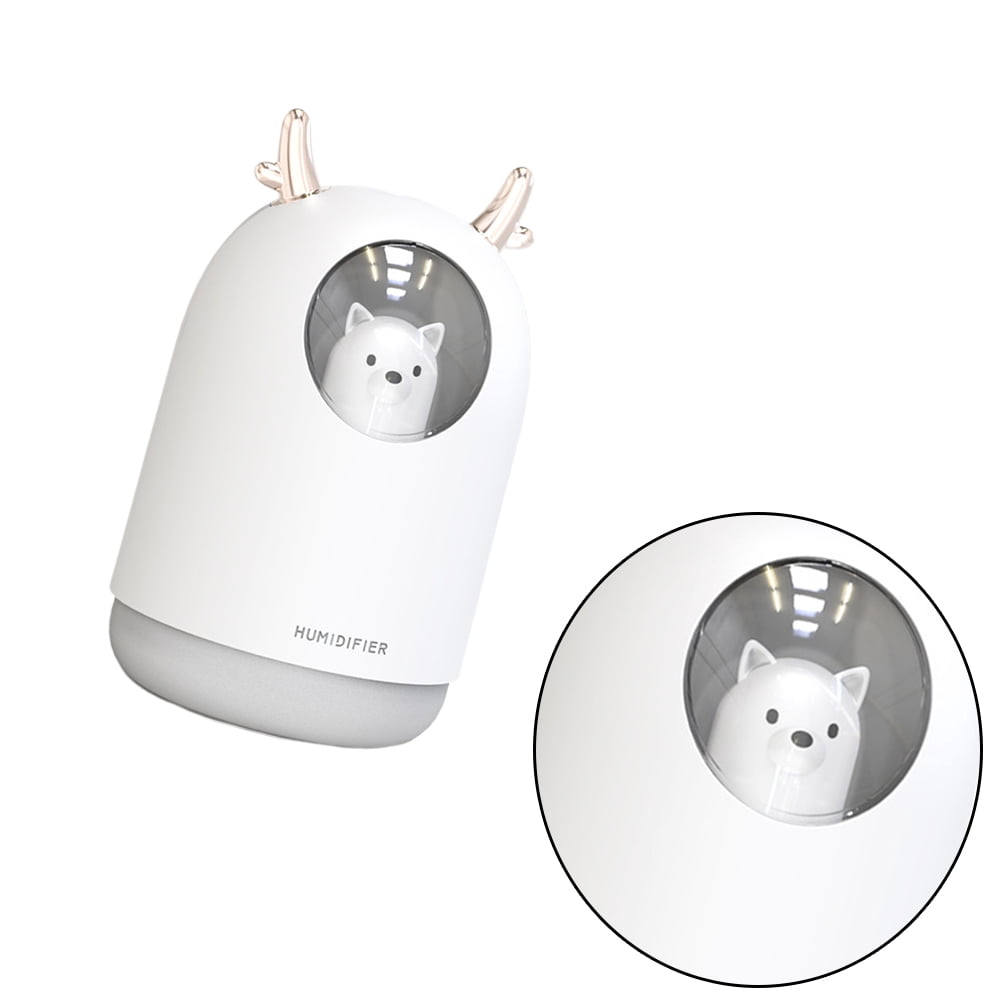 Milisten Air Humidifier, Small Size, White, with Night Light, for Home ...