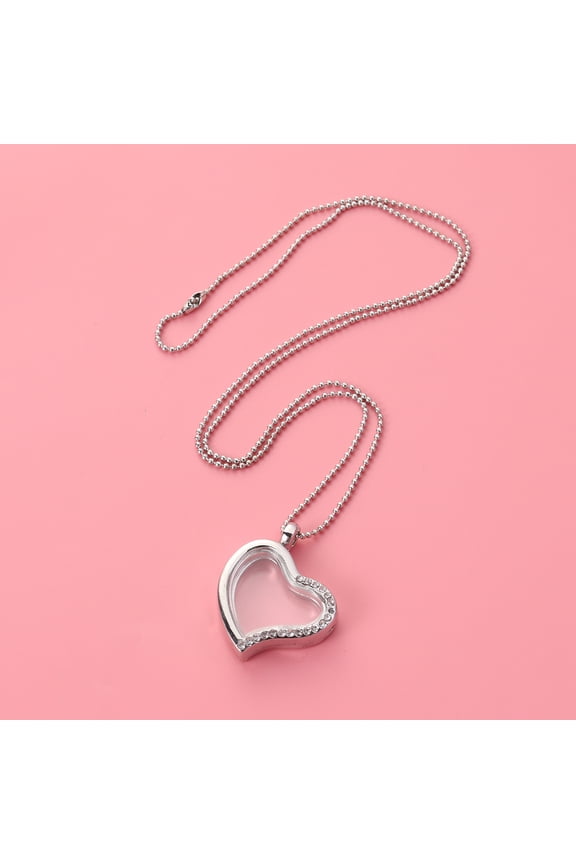 Heart Locket Jewelry 1Pack Opening Design for Friendship Moments and Family Gatherings