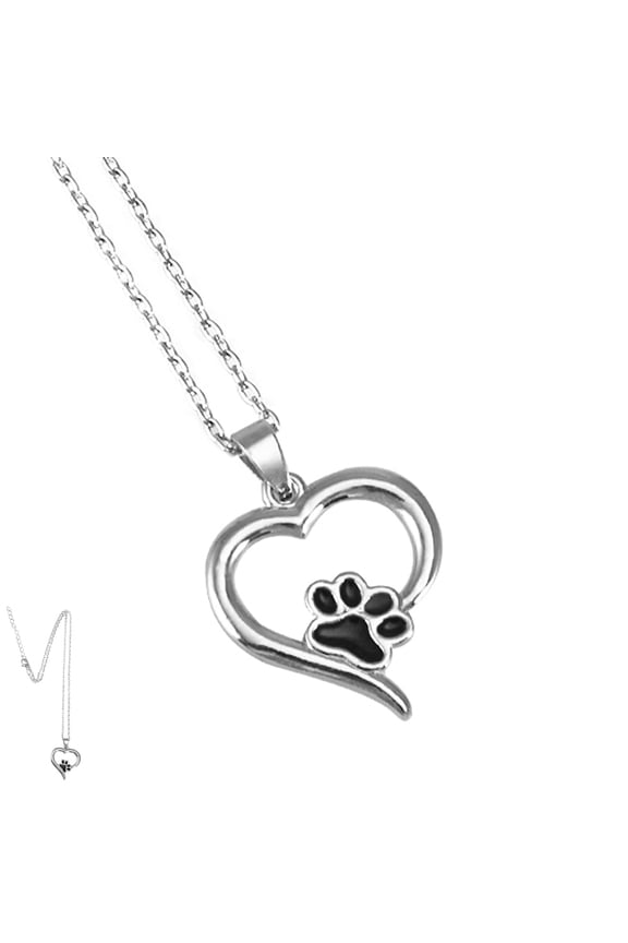 Durable Wearing Silver Dogs Necklace for Special Occasions 1Pack