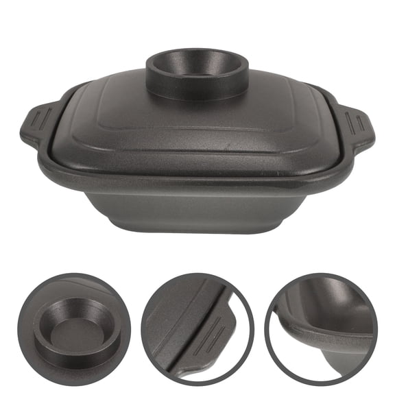 Milisten Aluminum Alloy Stew Pot for Kitchen Cooking, Home Cookware, 1 Piece, Easy to Clean and Heat Conductive