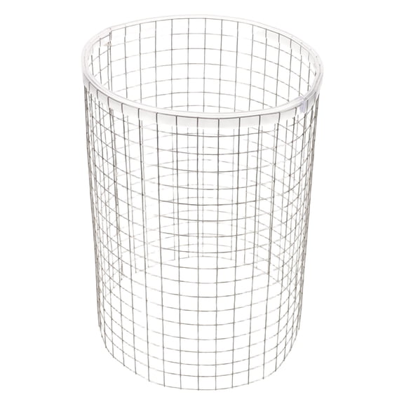 Milisten Aquarium Fish Spawning Cone Net Plated Silver with High Density Isolation Grid for Fry Survival