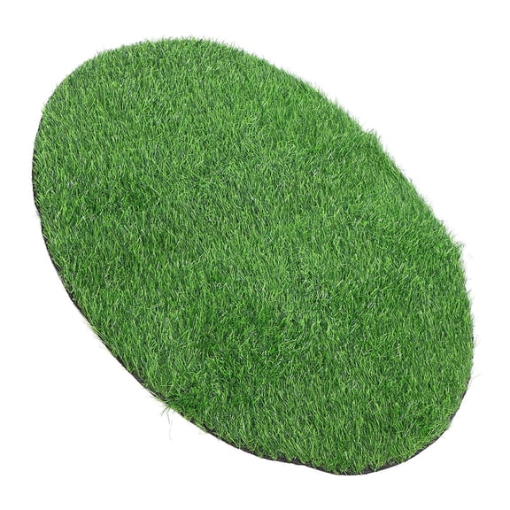 Milisten Artificial Grass Table Mats 2pcs Faux Turf Roll for Indoor and Outdoor Decoration