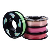 Milisten Assorted Color 1.75mm Pla Filament Spool Bundle for DIY 3D Printing Smooth Low Warp Material