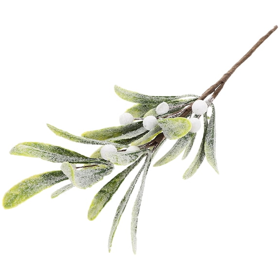 Milisten Assorted Color Simulation Mistletoe Branch Artificial Christmas Pick for Holiday Decor and Table Centerpieces