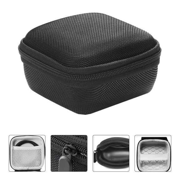 Milisten Back to School Daily Use Headphone Storage Bag Headphone Storage Case Black 1Set