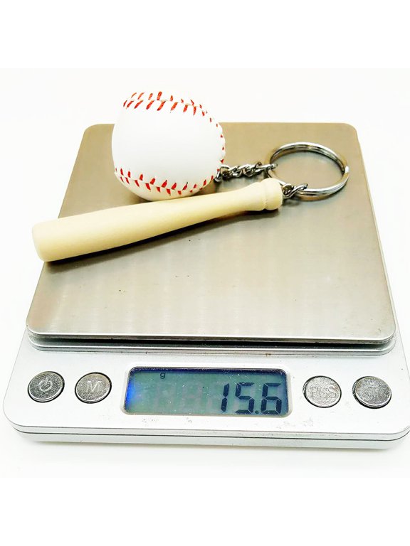 White Baseball Pendant Keyring Stylish Keychain Accessory for Trendy Decor and Everyday Use