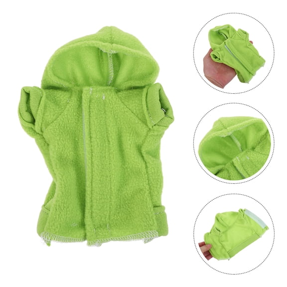 Milisten Durable Stitching Green Bearded Dragon Hoodie Soft Cotton Lightweight Pet Lizard Clothes