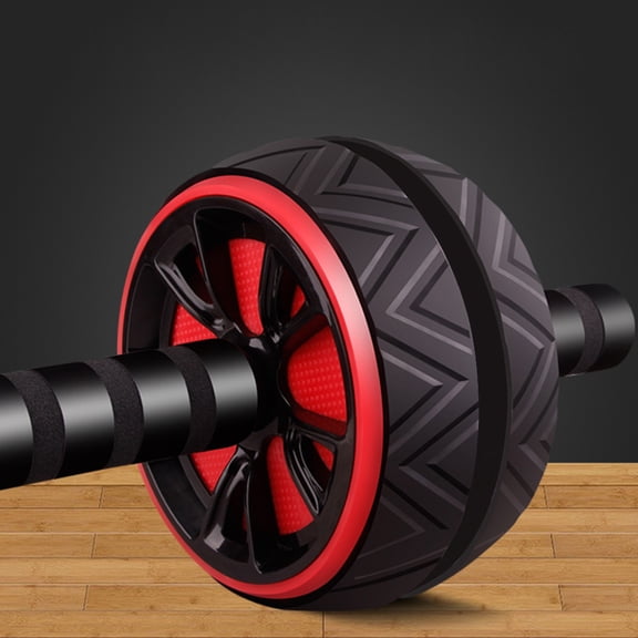 Milisten Black Ab Core Roller for Targeted Stomach and Back Muscle Training, Fitness Exercise Equipment