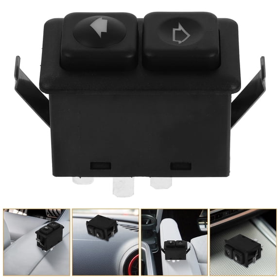Milisten Black Car Window Switch Replacement Passenger Side Easy Operate Control Button