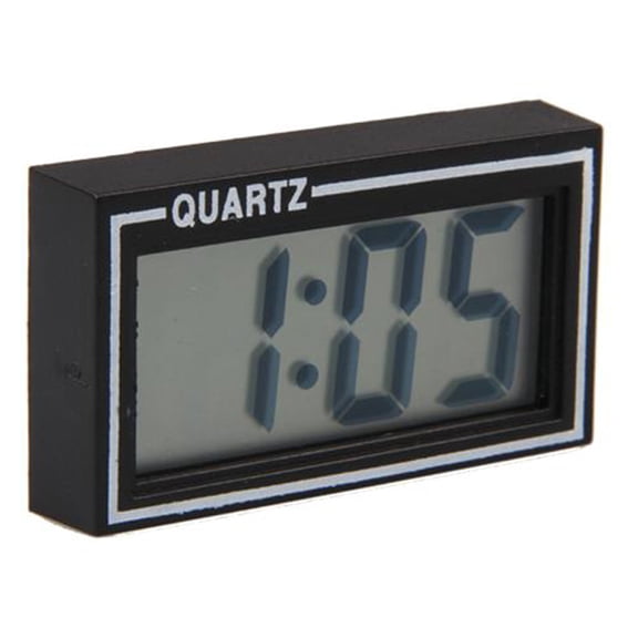 Milisten Black Wall Clock with Calendar Display and Built-in Kickstand for Easy Mounting, Modern Home and Office Decor