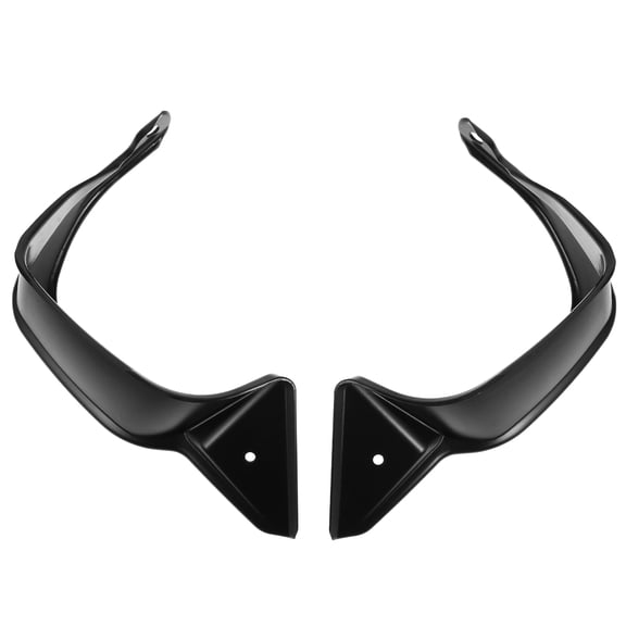 Milisten 1 Pair Motorcycle Handlebar Guards Black ABS Sleek Design for Hand Protection